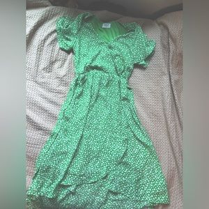 Sienna Sky Green Wrap Dress SIZE XS